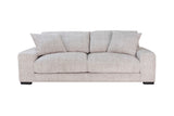 Porter Designs Big Chill Soft Microfiber Contemporary Sofa Cream 01-33C-01-4439