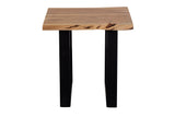 Porter Designs Manzanita Live Edge Solid Acacia Wood Natural End Table Natural 05-196-07-2310T-KIT