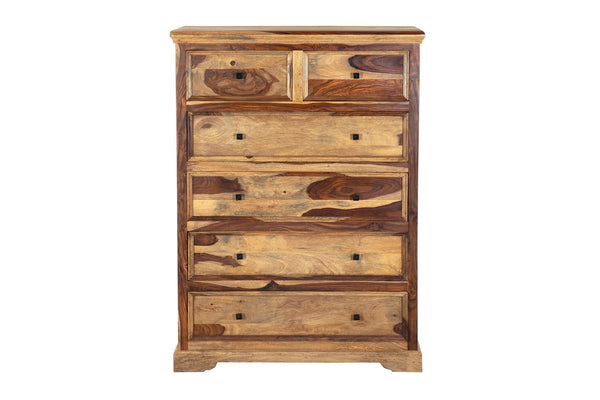 Porter Designs Taos Solid Sheesham Wood Natural Chest Natural 04-196-03-9048N