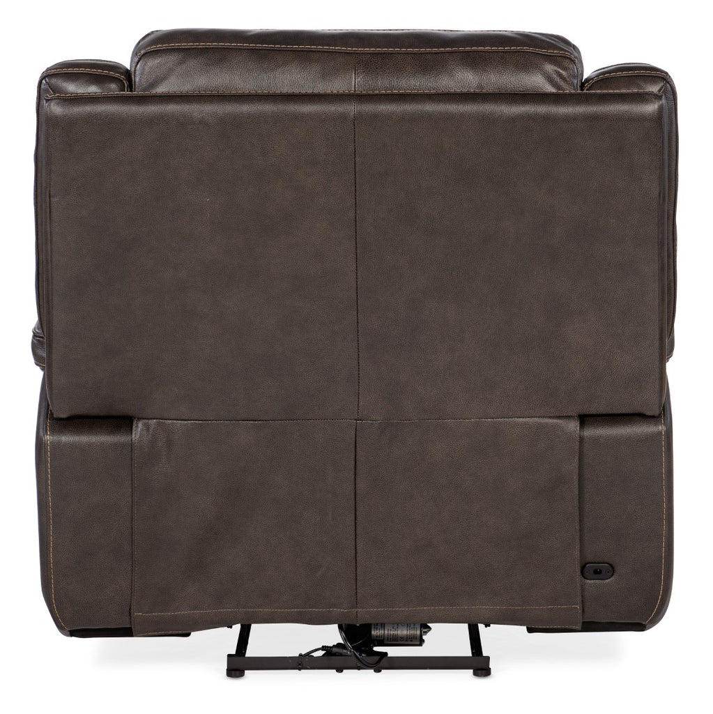 Hooker Furniture Montel Lay Flat Power Recliner with Power Headrest & Lumbar SS705-PHL1-095