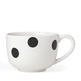 Deco Dot Black™ Latte Mug - Set of 4