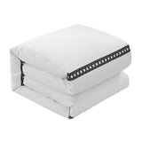 Chic Home Lewiston Duvet Cover Set Black Queen