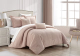 Trinity Blush Queen 5pc Comforter Set