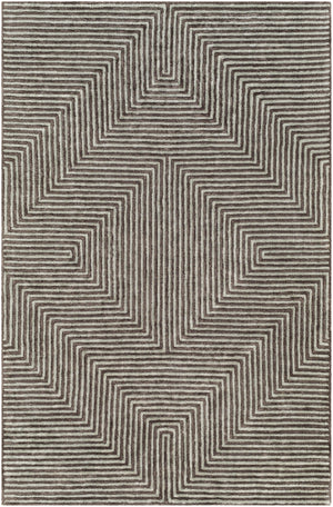 Quartz QTZ-5000 Hand Tufted Viscose Rug - Modern Low Pile Design for Urban Sophistication, India Made