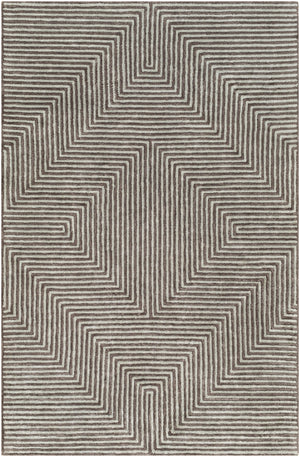 Quartz QTZ-5000 Hand Tufted Viscose Rug - Modern Low Pile Design for Urban Sophistication, India Made
