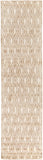 Quartz QTZ-5013 Modern Viscose Rug QTZ5013-2610 Camel, Cream 100% Viscose 2'6" x 10'