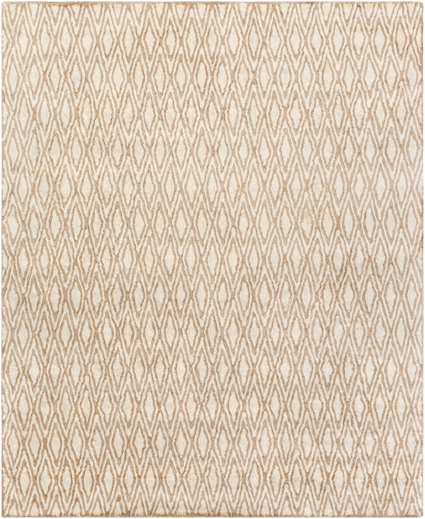Quartz QTZ-5013 Modern Viscose Rug QTZ5013-810 Camel, Cream 100% Viscose 8' x 10'