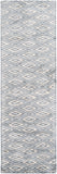 Quartz QTZ-5015 Modern Viscose Rug QTZ5015-268 Charcoal, Light Gray, Cream 100% Viscose 2'6" x 8'