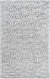 Quartz QTZ-5015 Modern Viscose Rug QTZ5015-576 Charcoal, Light Gray, Cream 100% Viscose 5' x 7'6"