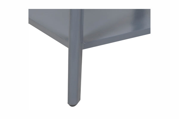 Porter Designs Capri Solid Wood Modern Nightstand Gray 04-108-04-6842