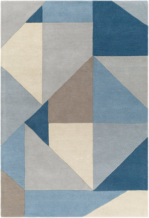 Queens QUN-2309 Modern Wool Rug QUN2309-81012  100% Wool 8'10" x 12'