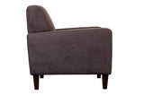 Porter Designs Evan Soft Textured Microfiber Contemporary Chair Brown 01-195-03-8130