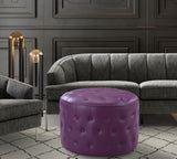 Marley Purple Ottoman