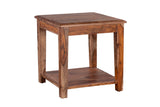 Porter Designs Sonora Solid Sheesham Wood Natural End Table Brown 05-116-07-7742