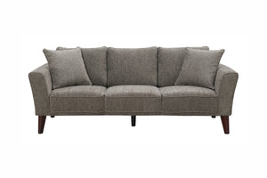 Porter Designs Percy Soft Microfiber Contemporary Sofa Gray 01-33C-01-5310