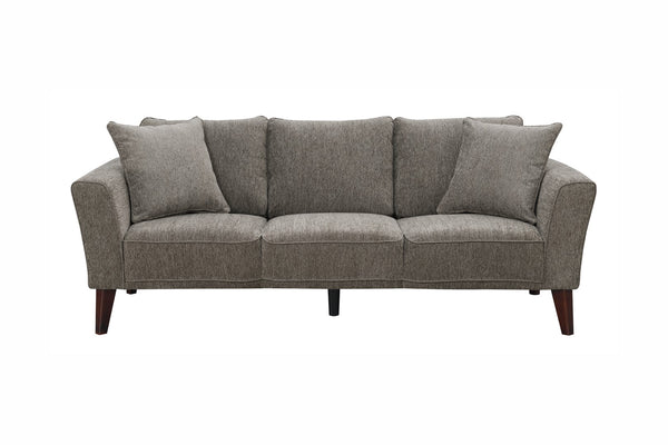 Porter Designs Percy Soft Microfiber Contemporary Sofa Gray 01-33C-01-5310