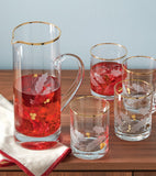 Lenox Holiday Gold 4-Piece Double Old Fashioned Glass Set 886861