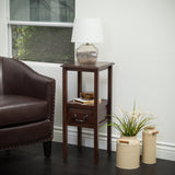 Rivera Acacia Wood Accent Table Noble House
