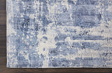 Nourison kathy ireland Home Safari Dreams KI372 Painterly Handmade Loomed Indoor Area Rug Blue 8' x 11' 99446136411