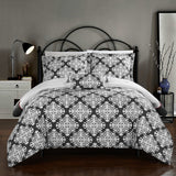 Trina Grey King 4pc Duvet Set