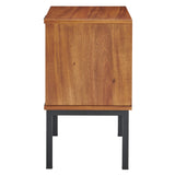 Caine Rattan Night Stand Brown
