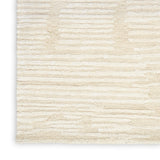 Nourison Calvin Klein Ck010 Linear LNR01 Casual Handmade Hand Tufted Indoor only Area Rug Ivory 9'9" x 13'9" 99446880109