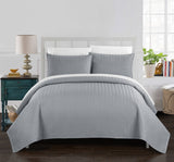 Weaverland Silver Queen 3pc Quilt Set