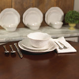 French Perle White™ 12-Piece Dinnerware Set