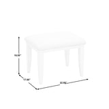 Pulaski Furniture Camila Vanity Stool P269136-PULASKI P269136-PULASKI