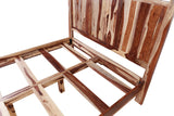 Porter Designs Kalispell Solid Sheesham Wood Queen Natural Bed Natural 04-116-14-PDU102-KIT