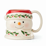 Holiday Snowman Mug - Set of 4