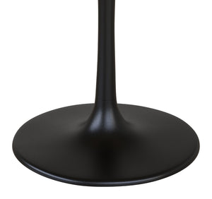 Zuo Modern Central Marble, MDF, Iron, Aluminum Modern Commercial Grade Dining Table Gray, Black Marble, MDF, Iron, Aluminum