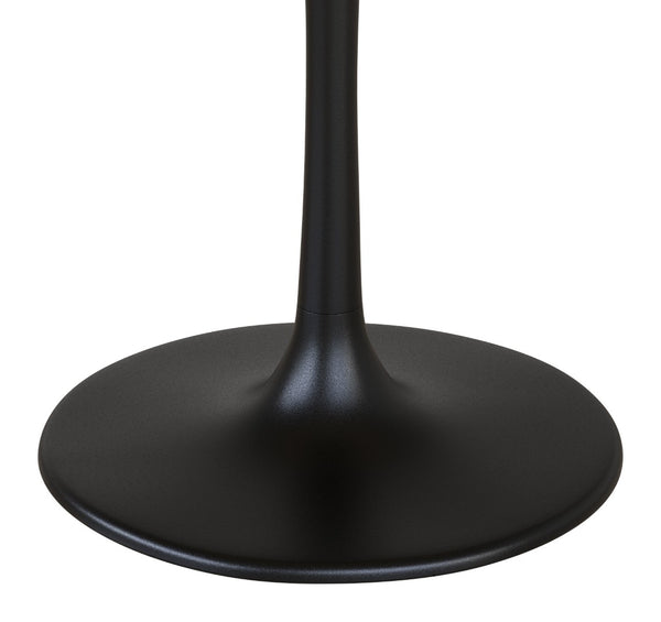 Zuo Modern Central Marble, MDF, Iron, Aluminum Modern Commercial Grade Dining Table Gray, Black Marble, MDF, Iron, Aluminum