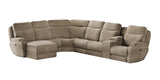 Southern Motion Showstopper 736-69P,80,84,80,80,46WC,06P Transitional  Power Headrest Reclining Sectional with Wireless Power Storage Console 736-69P,80,84,80,80,46WC,06P 164-18