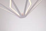 Bethel White LED Chandelier in Metal & Silicone