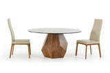 VIG Furniture Modrest Rackham Modern Walnut Round Dining Table VGBBMI1501