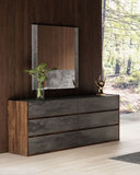 Nova Domus Rado Modern Walnut & Stucco Dresser