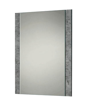VIG Furniture Nova Domus Rado Modern Walnut & Stucco Mirror VGACRADO-MIR