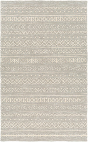 Rain RAI-1288 Global Polypropylene Rug RAI1288-912 Light Gray, Cream 100% Polypropylene 9' x 12'