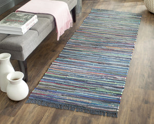 Safavieh Rag Rug 121 Hand Woven Cotton Rug RAR121C-4SQ