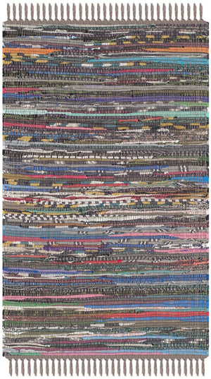 Safavieh Rag Rug 121 Hand Woven Cotton Rug RAR121E-4SQ
