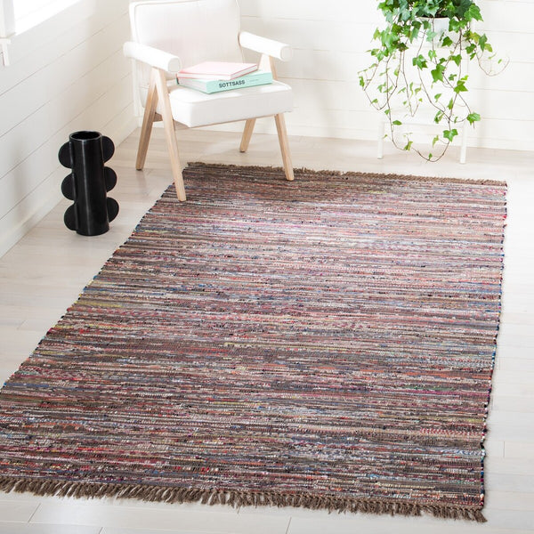 Safavieh Rag Rug 121 Hand Woven Cotton Rug RAR121E-4SQ