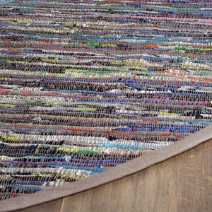 Safavieh Rag Rug 121 Hand Woven Cotton Rug RAR121E-4SQ