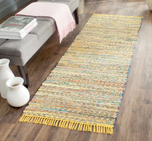 Safavieh Rag Rug 121 Hand Woven Cotton Rug RAR121H-4SQ
