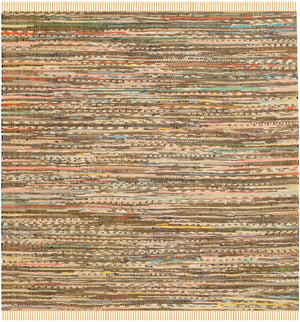 Safavieh Rag Rug 121 Hand Woven Cotton Rug RAR121H-4SQ