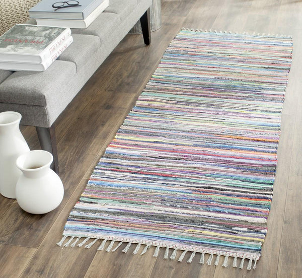 Safavieh Rag Rug 121 Hand Woven Cotton Rug RAR121M-4SQ