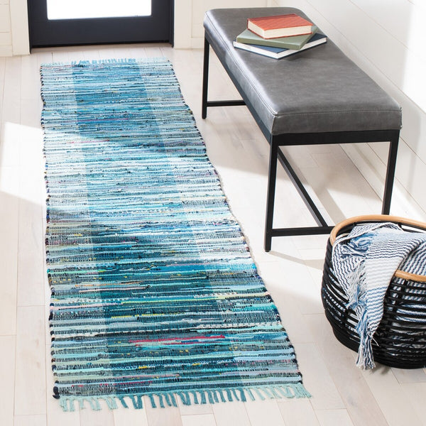 Safavieh Rag Rug 122 Flat Weave Cotton Rug RAR122M-9