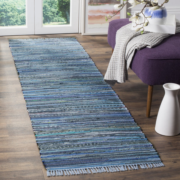 Safavieh Rag Rug 127 Hand Woven Cotton Rug RAR127B-4SQ