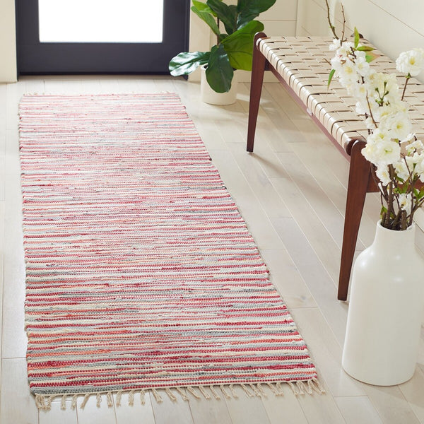 Safavieh Rag Rug 129 Hand Woven Cotton Rug RAR129R-4SQ