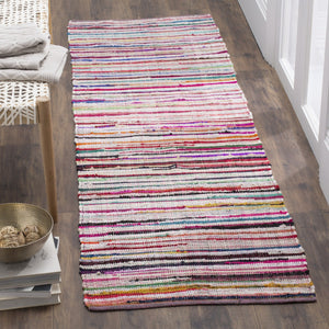 Safavieh Rag Rug 240 Hand Woven Cotton Rug RAR240A-4SQ